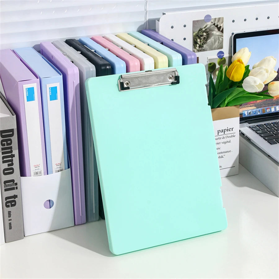 1pc Multi-Functional A4 Clipboard Document Holder - File Organizer with Sturdy Acrylic Board Clip for Office, School