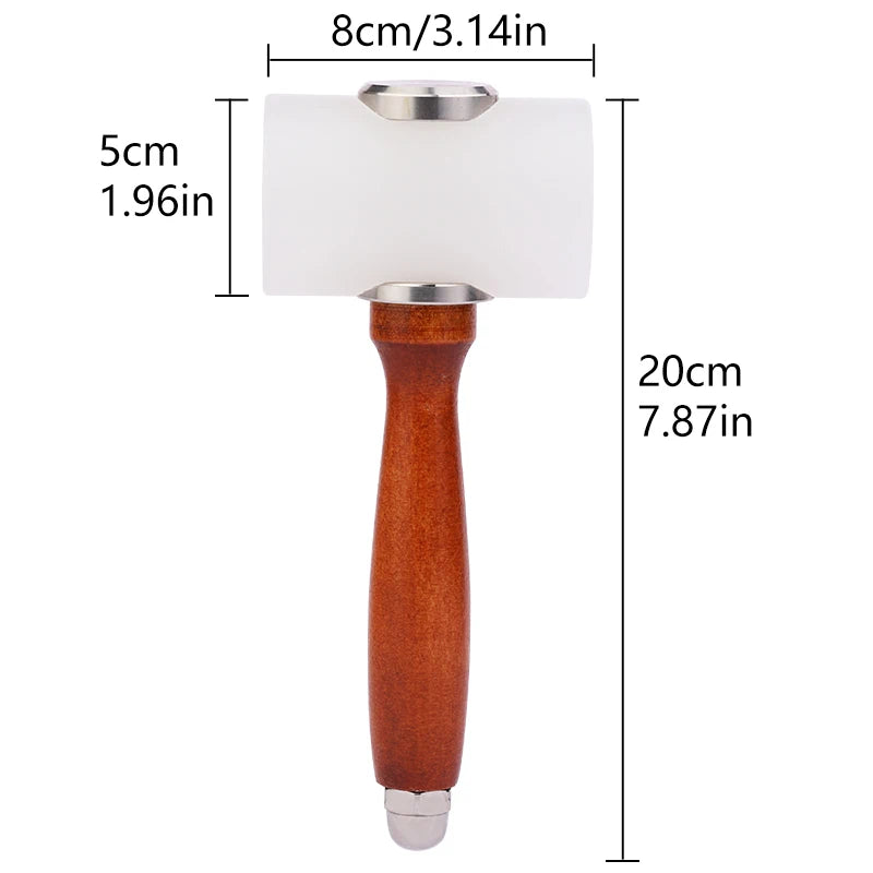A5/A4/A3 PVC Leather Craft Tool Cutting Mat DIY Double-Sided Self-Healing Mat Bottom Plate Cutting Tool Set with Hammer