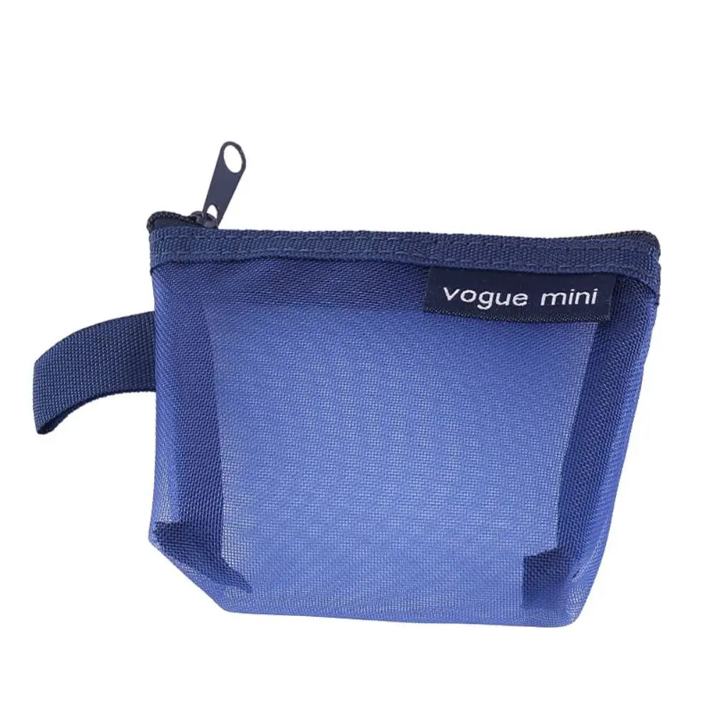 Mesh Storage Bags, Zipper Pouches, Travel Portable Lipstick Bags ID Credit Card Holder Small Coin Purse