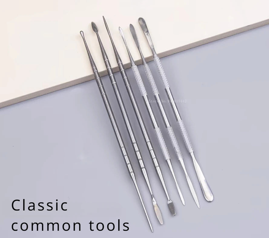 6-16 Pieces/set of Ultra Light Clay Doll Face Fine Sculpture Tools DIY Polymer Clay Animation Cartoon Character Sculpting Tools