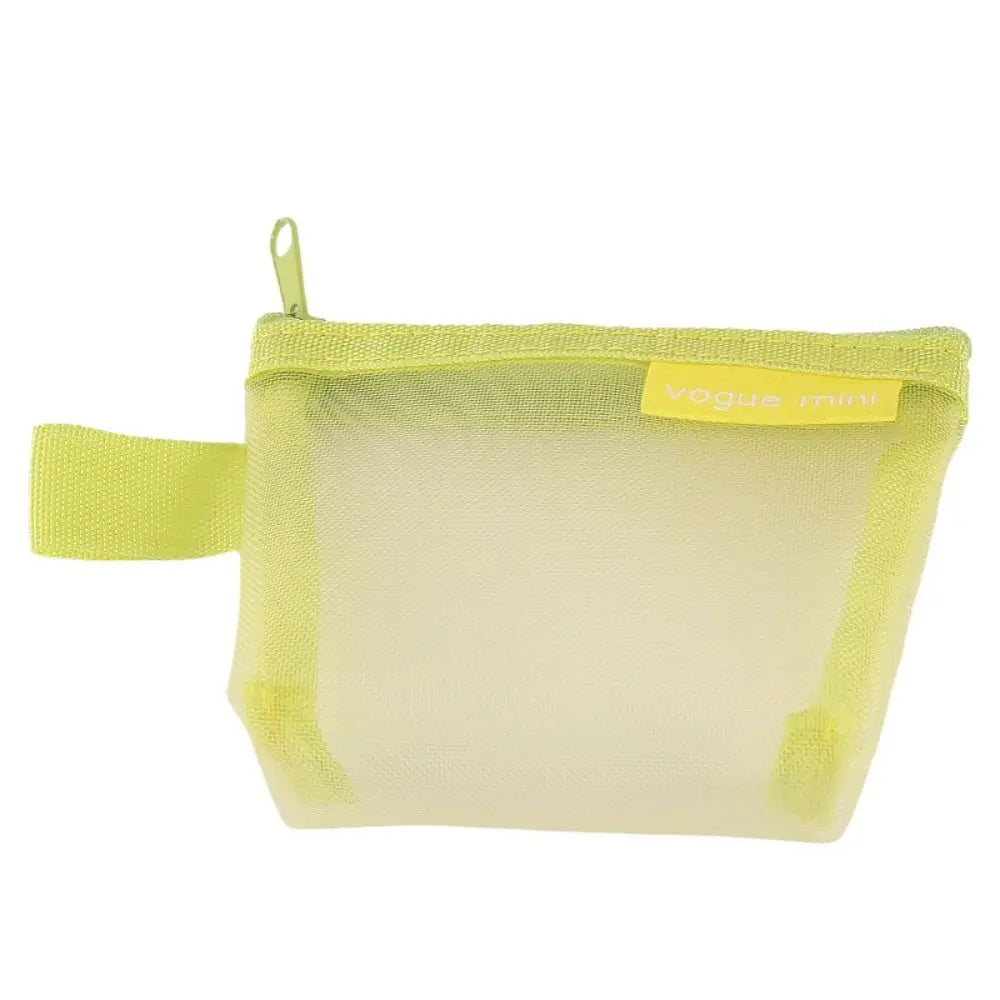 Mesh Storage Bags, Zipper Pouches, Travel Portable Lipstick Bags ID Credit Card Holder Small Coin Purse