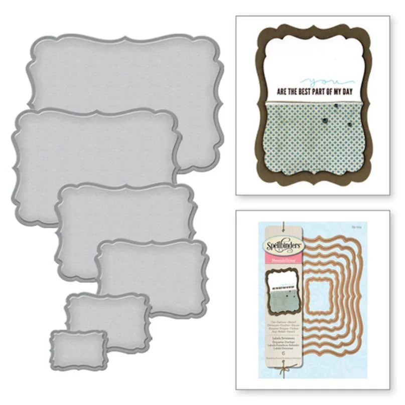 Geometric Graph Set 2025 New Metal Cutting Dies For Diy Scrapbooking Crafts Maker Photo Album Template Handmade Decoration