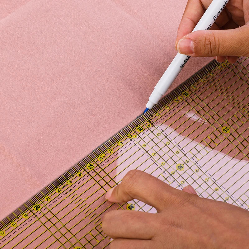 1Pcs Acrylic Multisize Patchwork Ruler Transparent Drawing Ruler Office School Sewing Measuring Supplies Tailor Tools