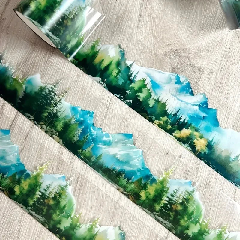 JIANQI 45mm*2m 1pcs/lot Decorative Adhesive tapes trail Scrapbooking DIY Scrapbooking Stickers