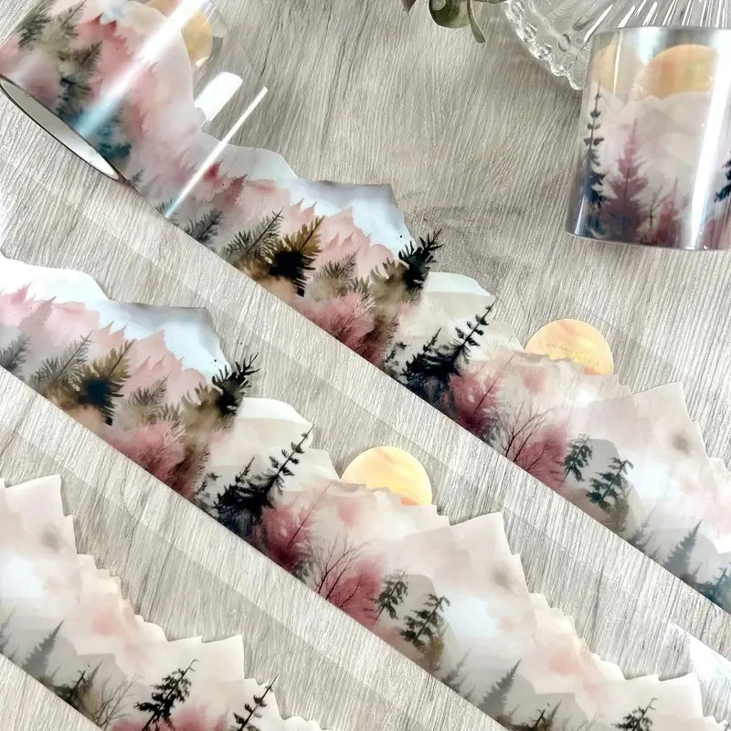 JIANQI 45mm*2m 1pcs/lot Decorative Adhesive tapes trail Scrapbooking DIY Scrapbooking Stickers