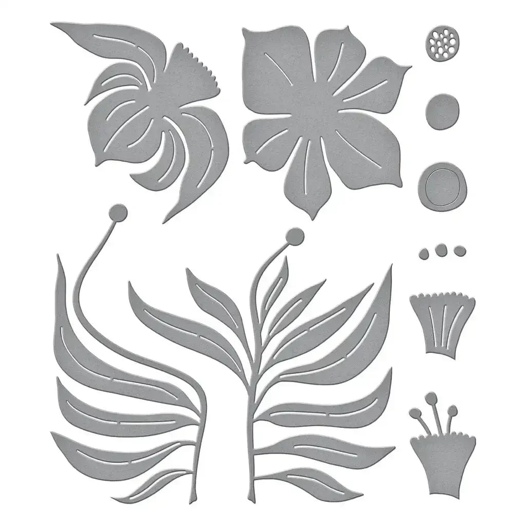 Fresh Picked Anemones Etched 2025 NEW Cutting Dies Scrapbook Diary Decoration Stencil Embossing Template DIY Greeting Card