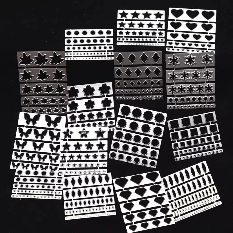Ultralight Clay Geometry/petal Shape Carbon Steel Cutting Mold DIY Polymer Clay Animation Characters Clothing Decoration Tools