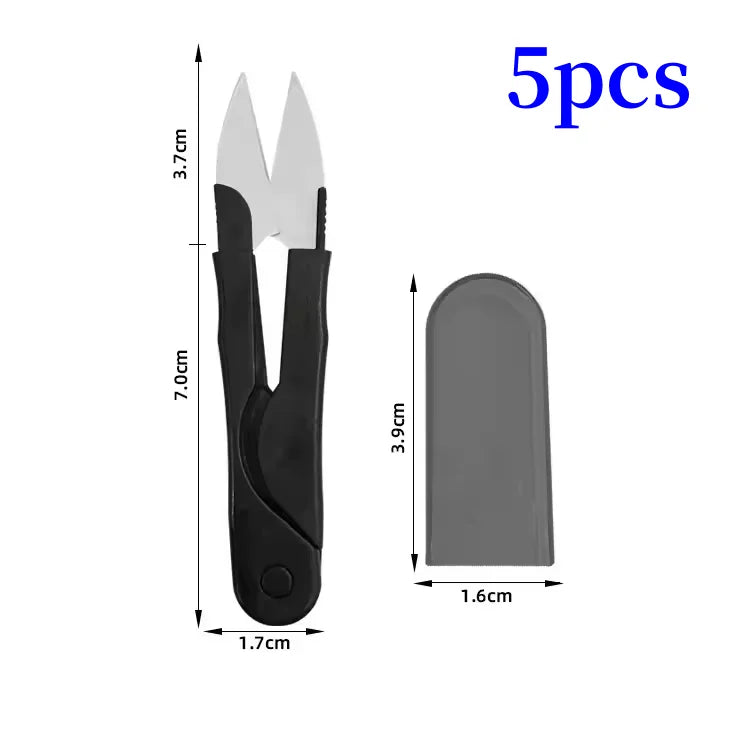 10/5/1pcs Sewing Scissors U Shape Scissors Embroidery Cross-stitch Thread Cutter Yarn Tailor Scissors Fabric Sewing Accessories