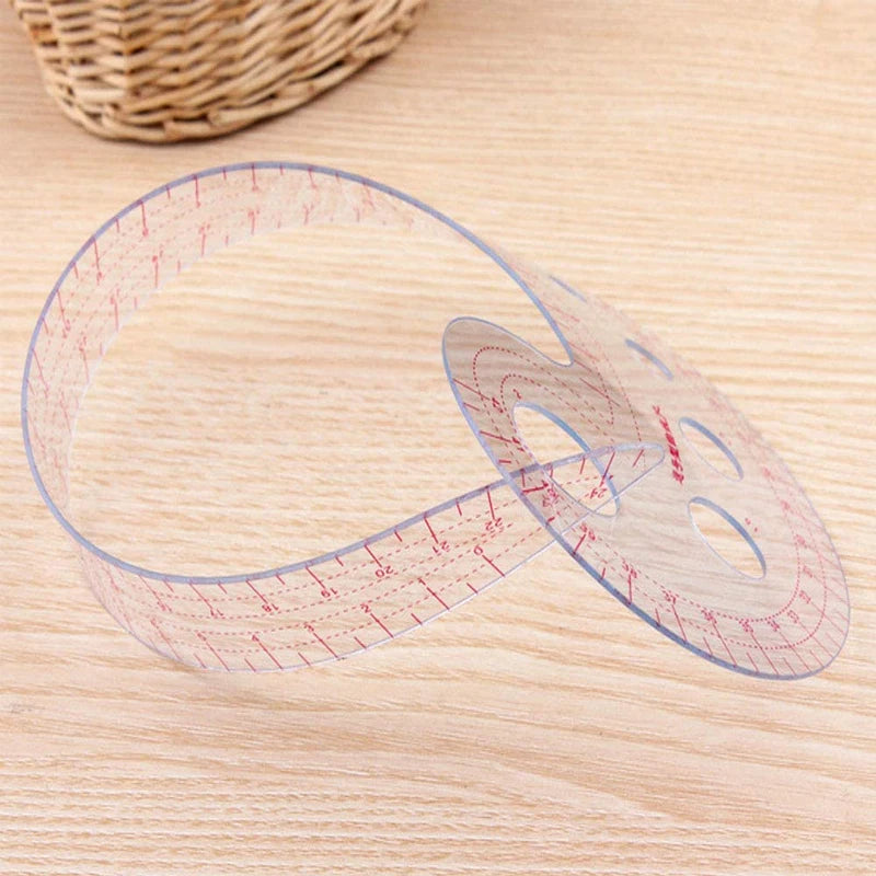 7 Style French Curve Sewing Ruler Set Multi-functional Sewing Tools Cutting Ruler Clothing Sample Metric Yardstick DIY Clothing