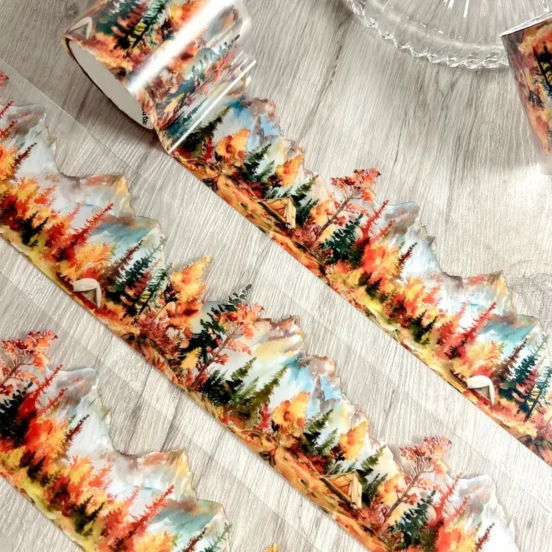 JIANQI 45mm*2m 1pcs/lot Decorative Adhesive tapes trail Scrapbooking DIY Scrapbooking Stickers