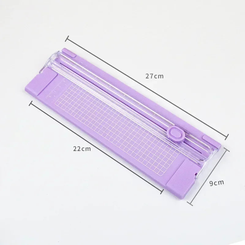 Plastic Base Paper Trimmer Portable A4 Paper Cutting Machine Photo Cutter Scrapbook Blade Home Office Art Crafts Tools