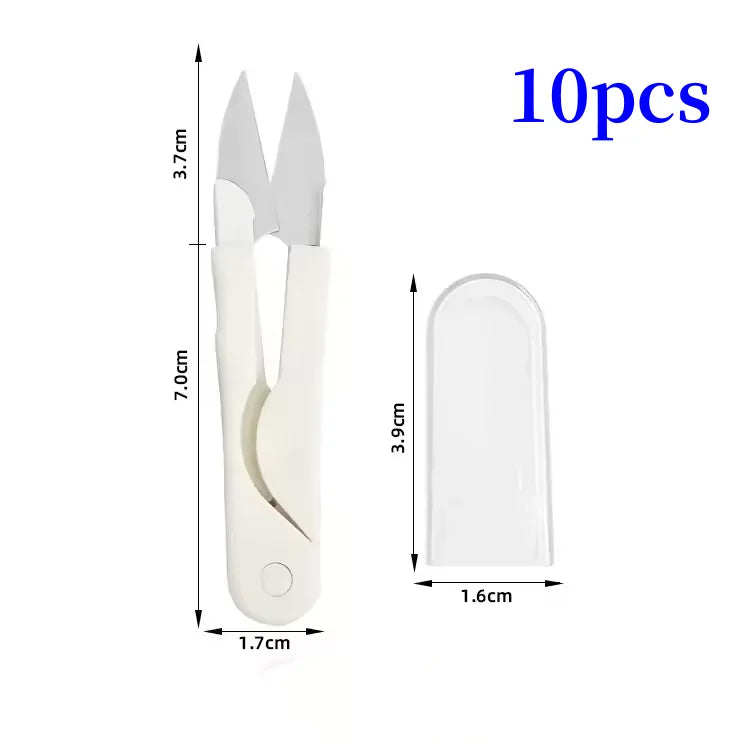 10/5/1pcs Sewing Scissors U Shape Scissors Embroidery Cross-stitch Thread Cutter Yarn Tailor Scissors Fabric Sewing Accessories