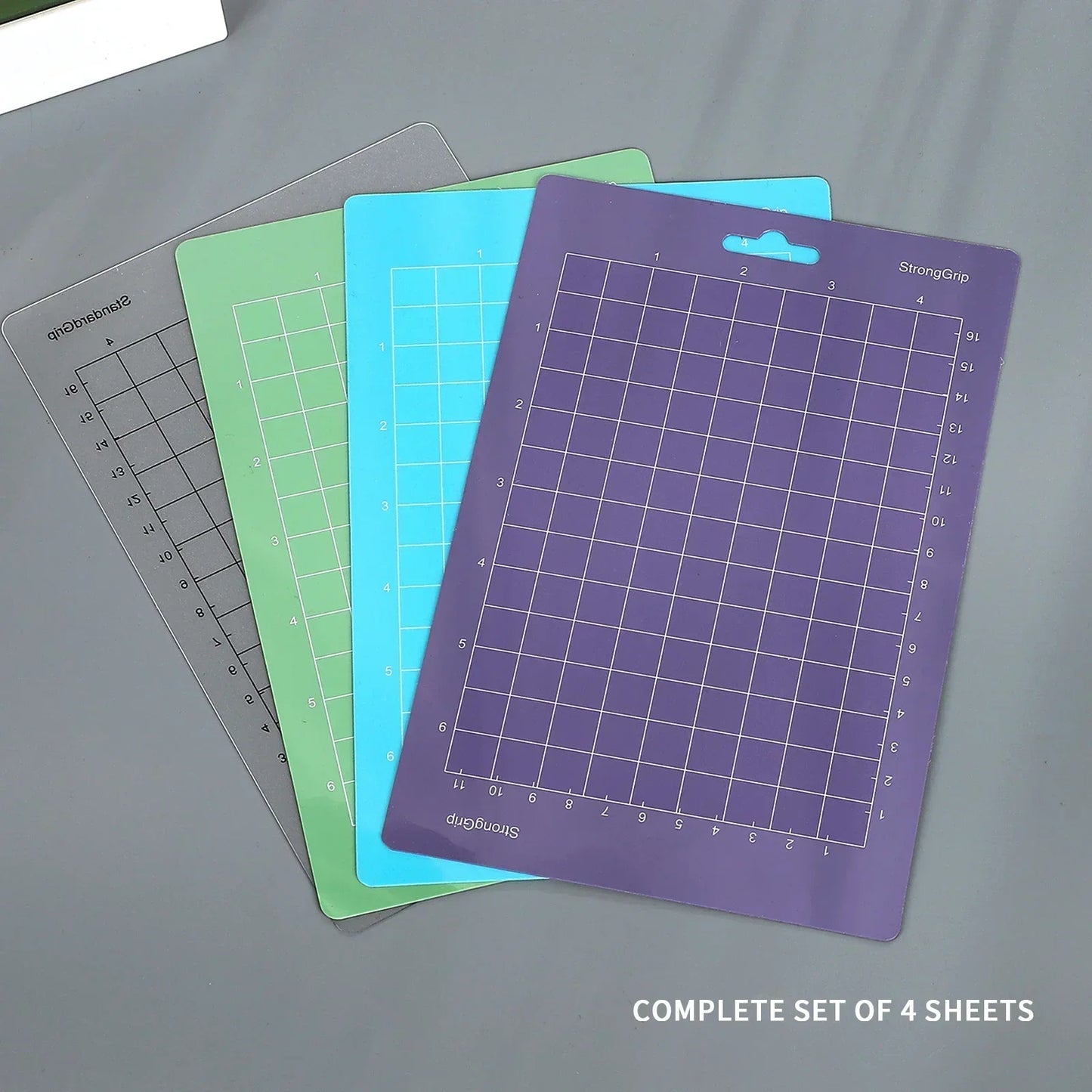 JIANWU 1 Pc or 4 Pcs/set PVC Sticker Material Collage Ease Peel Assist Tool Mat Creative DIY Journal Student Supplies Stationery