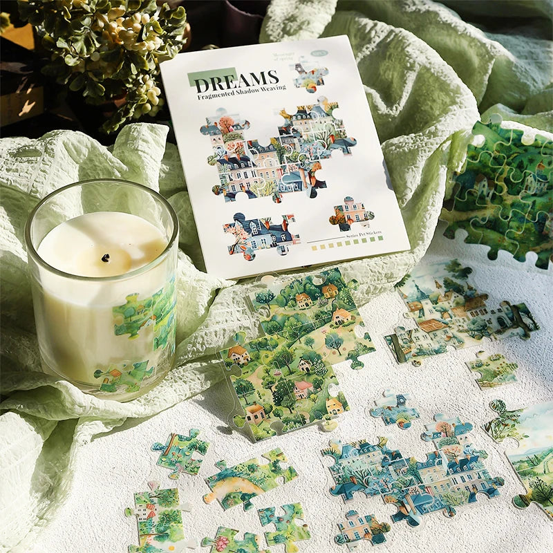 JIANQI 10 Pcs PET Transparent Stickers Decorative Decals For Scrapbooking Sticker Pack Labels Junk Journal Supplies stationery
