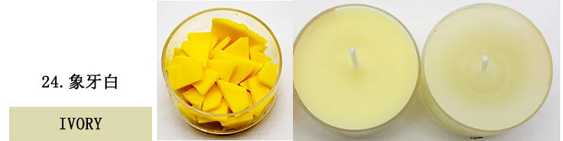 34-color candle dye diy scented candle making pigment flake soy wax pigment color block soy candle making kit diy supplies