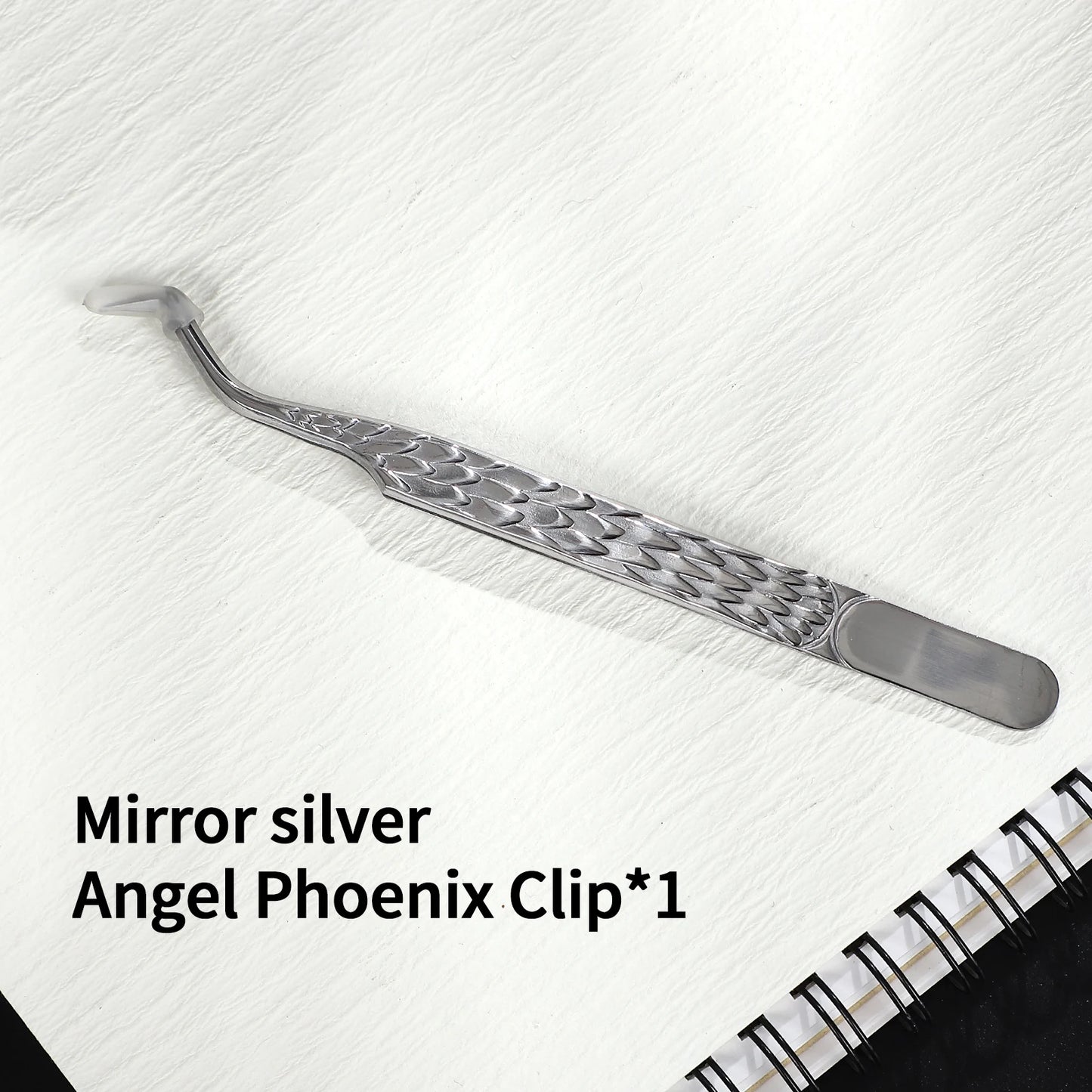 JIANWU Stainless Steel High Density Grafting Tweezers Journal Collage Tool Creative DIY Student Supplies Stationery