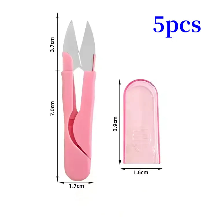 10/5/1pcs Sewing Scissors U Shape Scissors Embroidery Cross-stitch Thread Cutter Yarn Tailor Scissors Fabric Sewing Accessories
