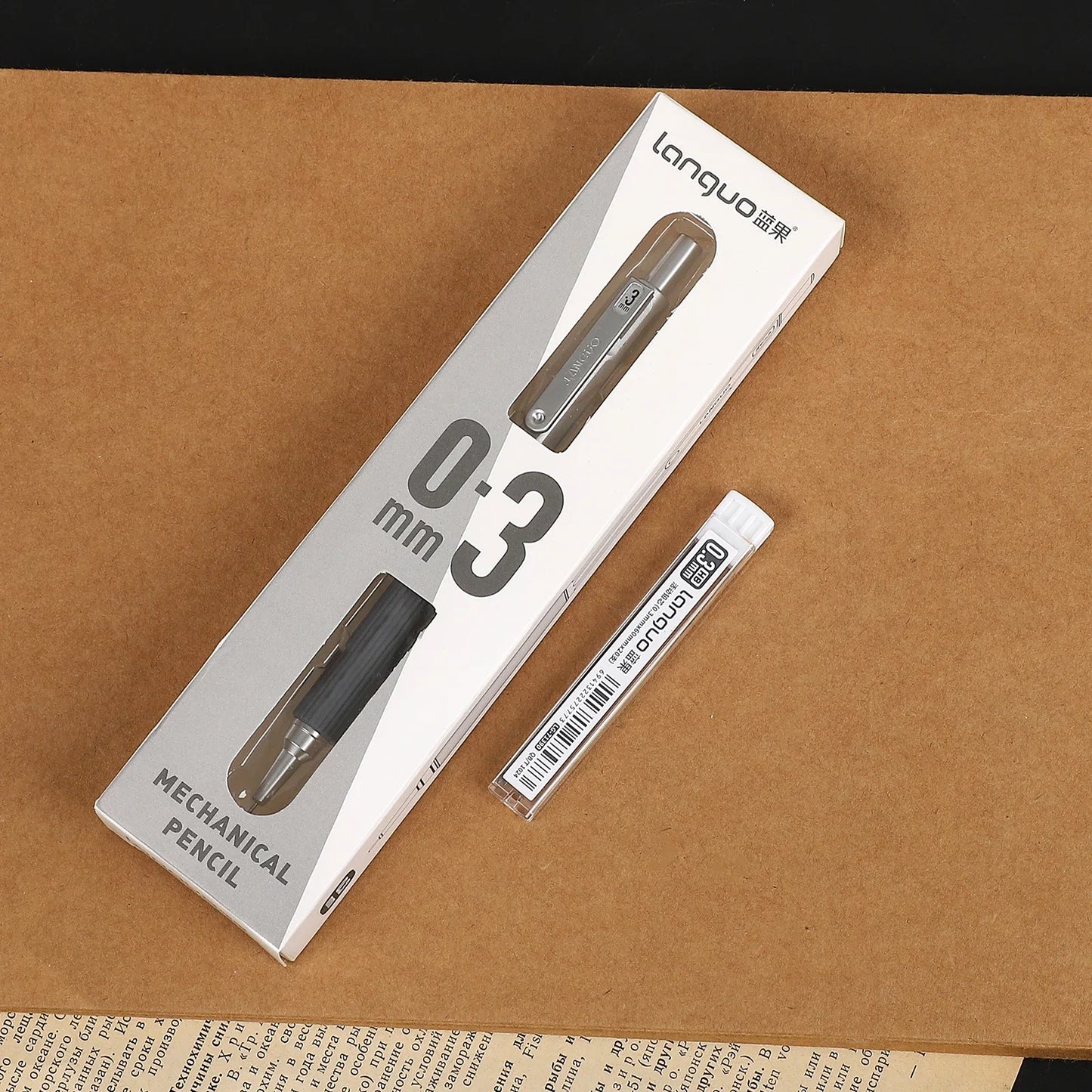 JIANWU Low Center of Gravity Metal Drawing Mechanical Pencil Material Collage Pencil CreativeJournal Student Supplies Stationery