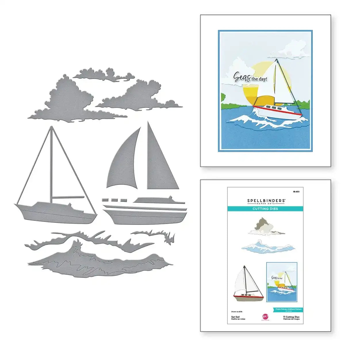 Santa Claus Sailboat Fish 2025 NEW Cutting Dies Scrapbook Diary Decoration Stencil Embossing Template DIY Greeting Card Handmade
