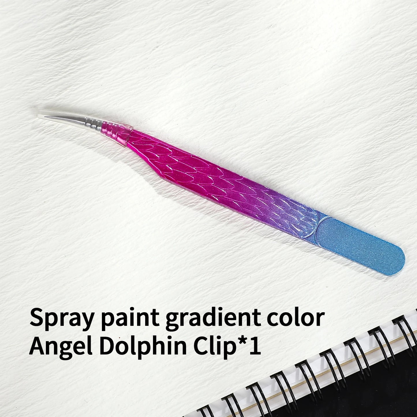 JIANWU Stainless Steel High Density Grafting Tweezers Journal Collage Tool Creative DIY Student Supplies Stationery