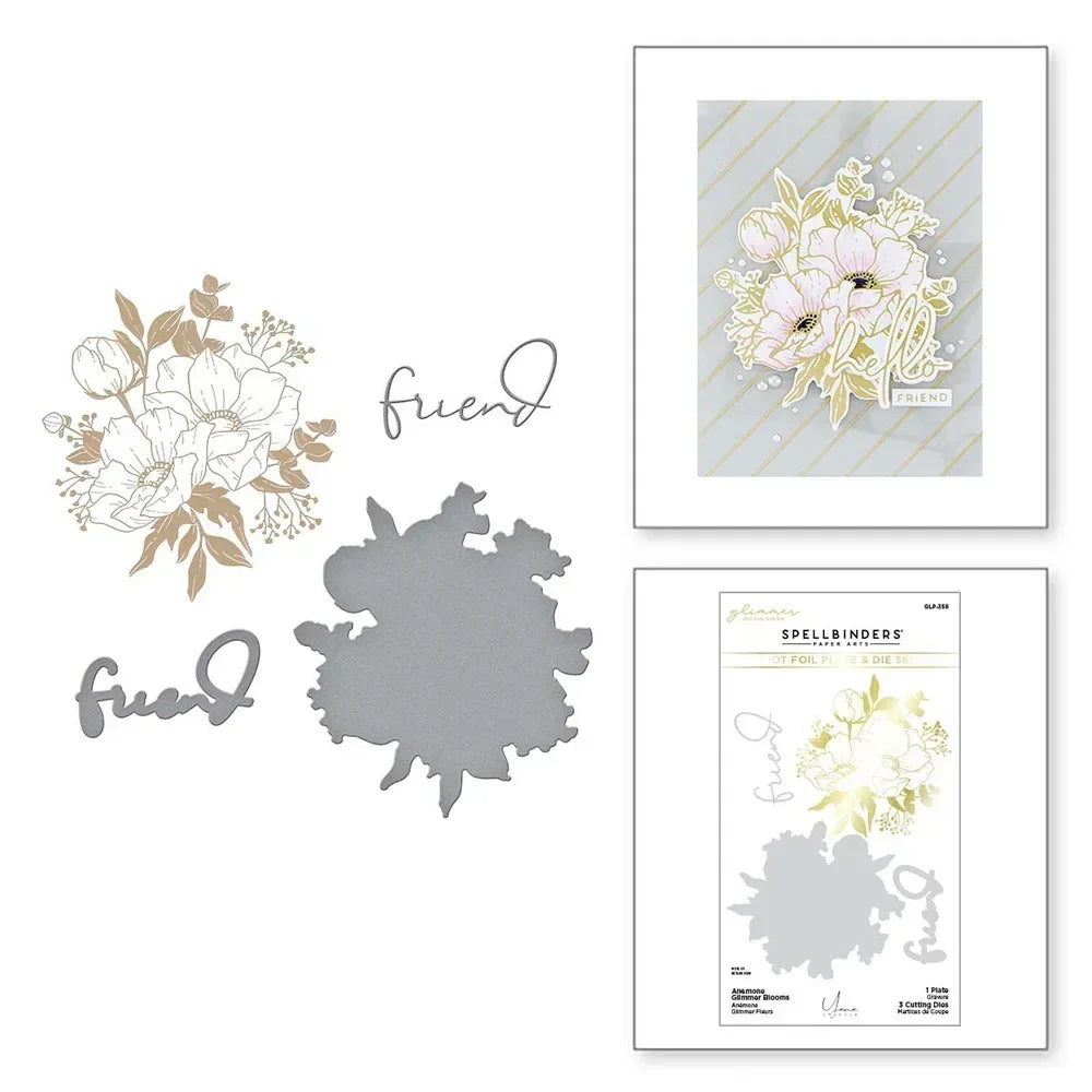 SP Flower Die& Hot Foil Bird Metal Cutting Dies Scrapbook Diary Decoration Stencil Embossing Template DIY Greeting Card Handmade