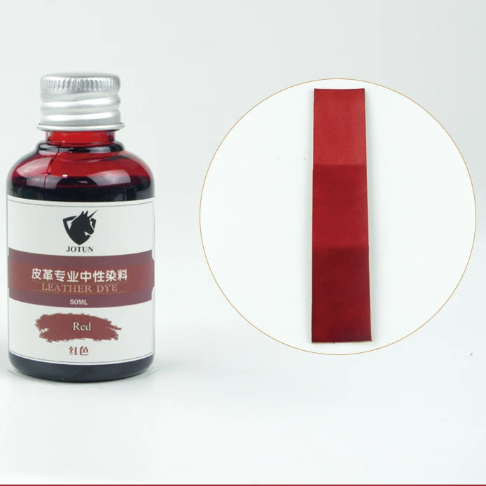 50ml Leather Color Changing Dye DIY Leather Painting Paint Adjustable Color Dilution Painted Graffiti Alcohol Dye Leather Goods