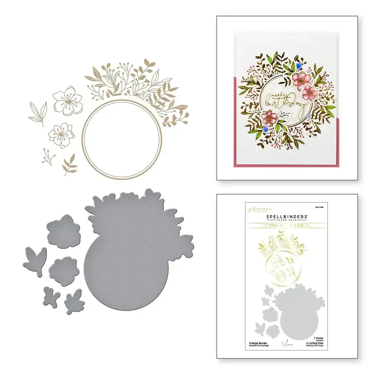 SP Flower Die& Hot Foil Bird Metal Cutting Dies Scrapbook Diary Decoration Stencil Embossing Template DIY Greeting Card Handmade