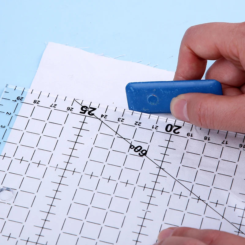 1Pcs Acrylic Multisize Patchwork Ruler Transparent Drawing Ruler Office School Sewing Measuring Supplies Tailor Tools