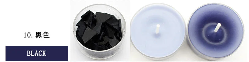 34-color candle dye diy scented candle making pigment flake soy wax pigment color block soy candle making kit diy supplies