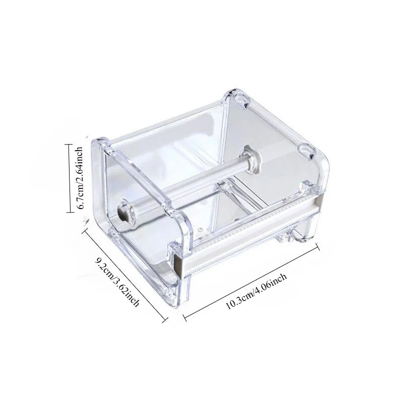 Creative Washi Tape Cutter Set Tape Tool Transparent Tape Holder Tape Dispenser School Supplies Office Stationery for Student
