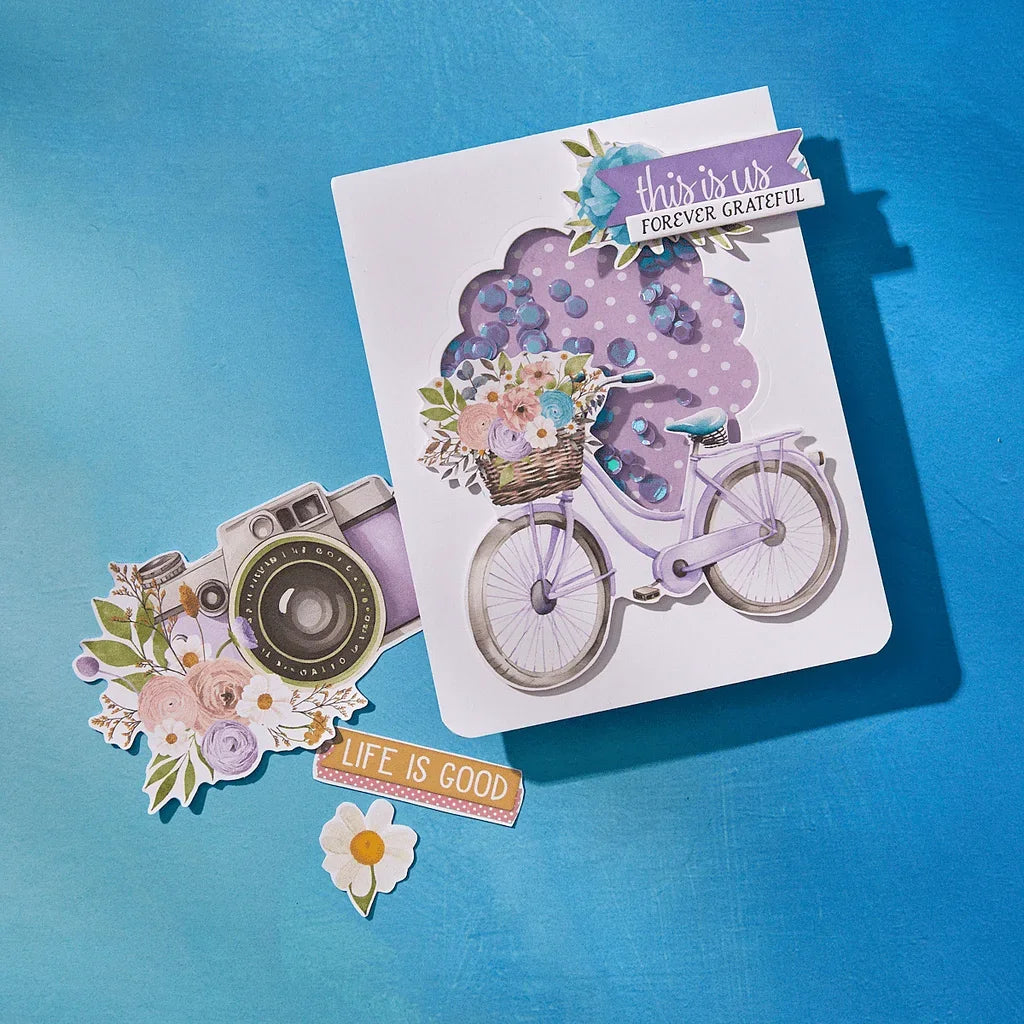 Flower Cart 2025 New Metal Cutting Dies For Diy Scrapbooking Crafts Maker Photo Album Template Handmade Decoration