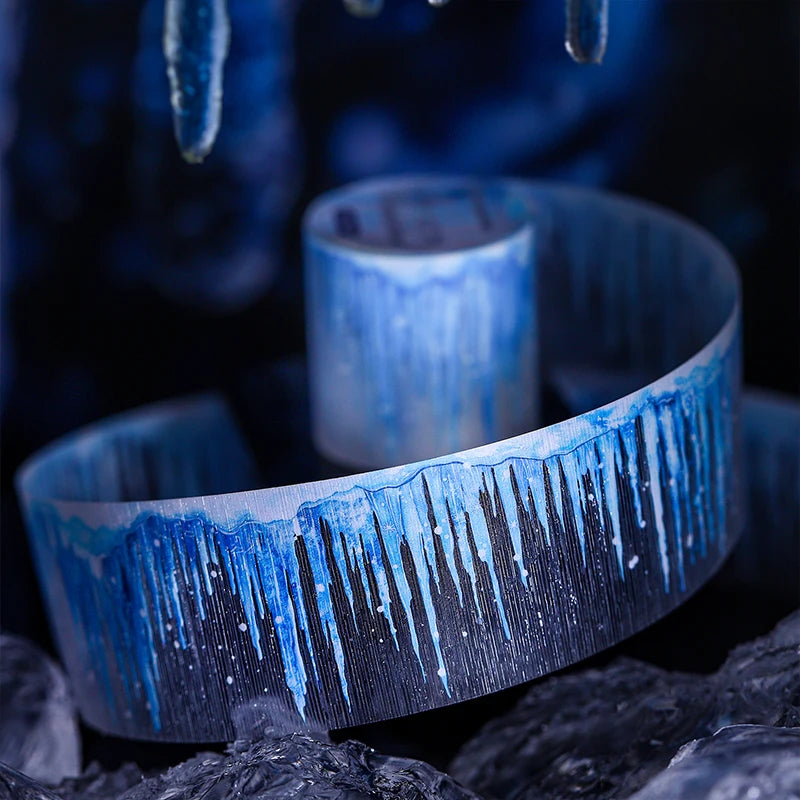 JIANQI 40mm*2m PET Frozen Adventure scenery Tapes Sticker Decorative collage Adhesive Diy Scrapbooking hand made Masking tape