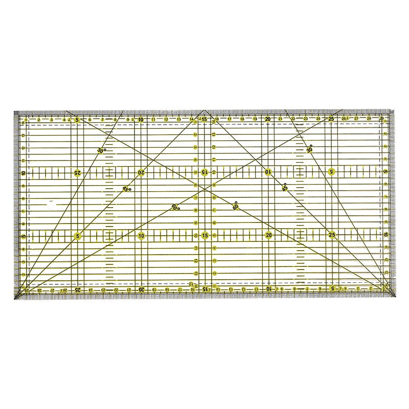 1Pcs Acrylic Multisize Patchwork Ruler Transparent Drawing Ruler Office School Sewing Measuring Supplies Tailor Tools