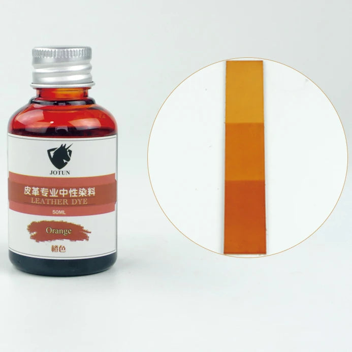 50ml Leather Color Changing Dye DIY Leather Painting Paint Adjustable Color Dilution Painted Graffiti Alcohol Dye Leather Goods