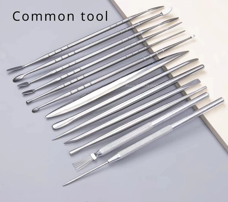 6-16 Pieces/set of Ultra Light Clay Doll Face Fine Sculpture Tools DIY Polymer Clay Animation Cartoon Character Sculpting Tools