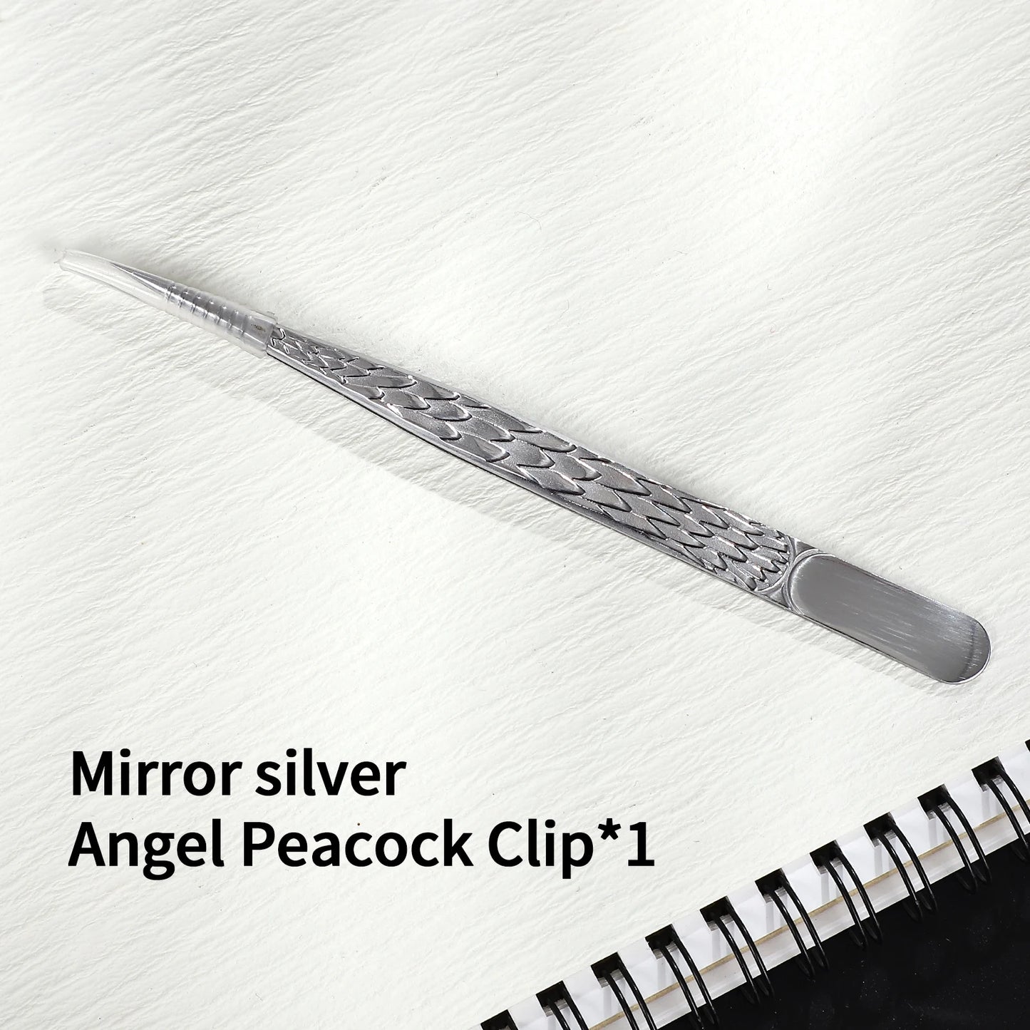JIANWU Stainless Steel High Density Grafting Tweezers Journal Collage Tool Creative DIY Student Supplies Stationery
