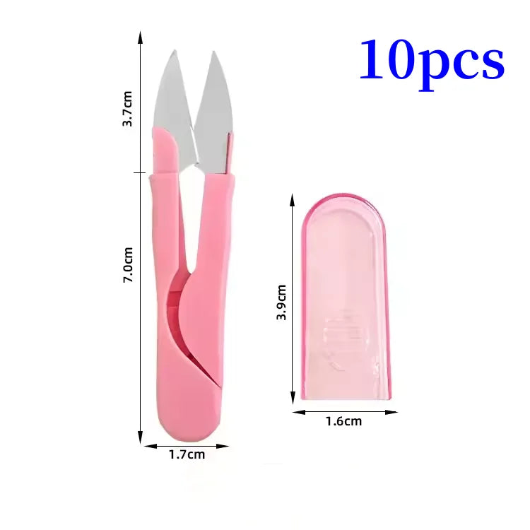 10/5/1pcs Sewing Scissors U Shape Scissors Embroidery Cross-stitch Thread Cutter Yarn Tailor Scissors Fabric Sewing Accessories