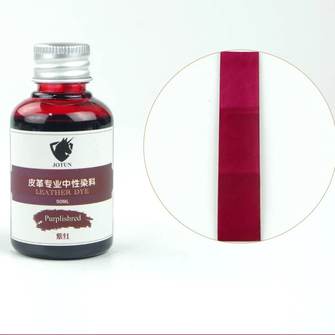50ml Leather Color Changing Dye DIY Leather Painting Paint Adjustable Color Dilution Painted Graffiti Alcohol Dye Leather Goods