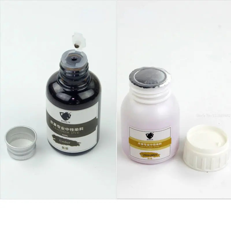 50ml Leather Color Changing Dye DIY Leather Painting Paint Adjustable Color Dilution Painted Graffiti Alcohol Dye Leather Goods