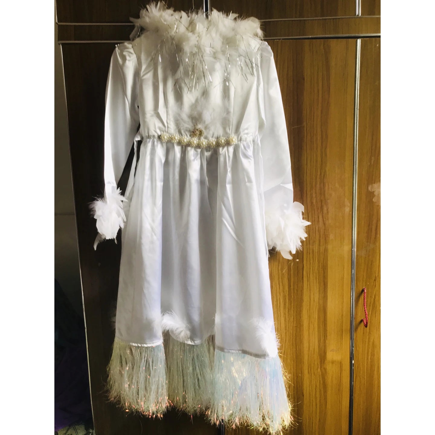 1 Yard Multi-color Tassel Decorative Skirt Tassel Fabric Gradient Latin Dance Row Beard Lace 20CM
