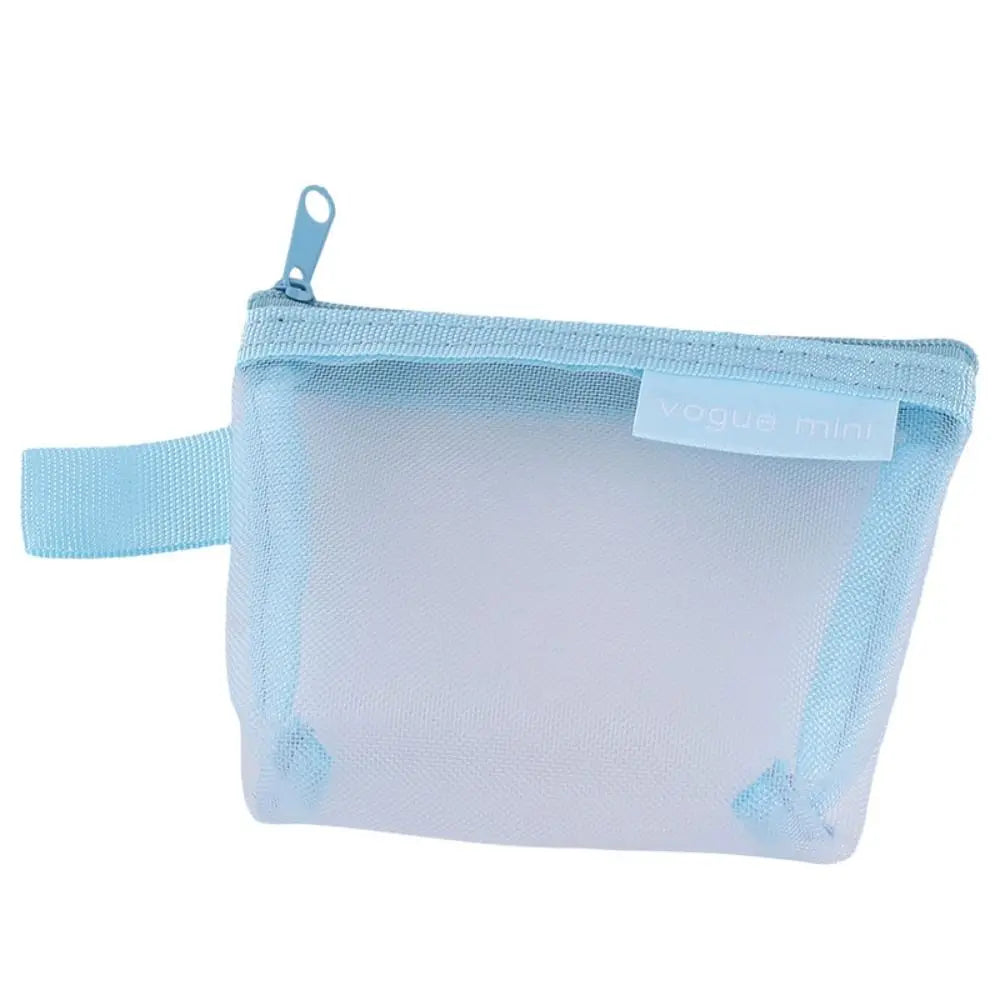 Mesh Storage Bags, Zipper Pouches, Travel Portable Lipstick Bags ID Credit Card Holder Small Coin Purse