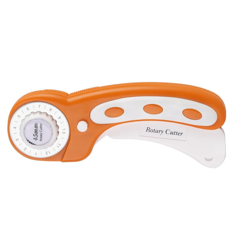 45mm Leather Craft Rotary Cutter Leather Cutting Tool Fabric Circular Blade Knife DIY Patchwork Sewing Quilting
