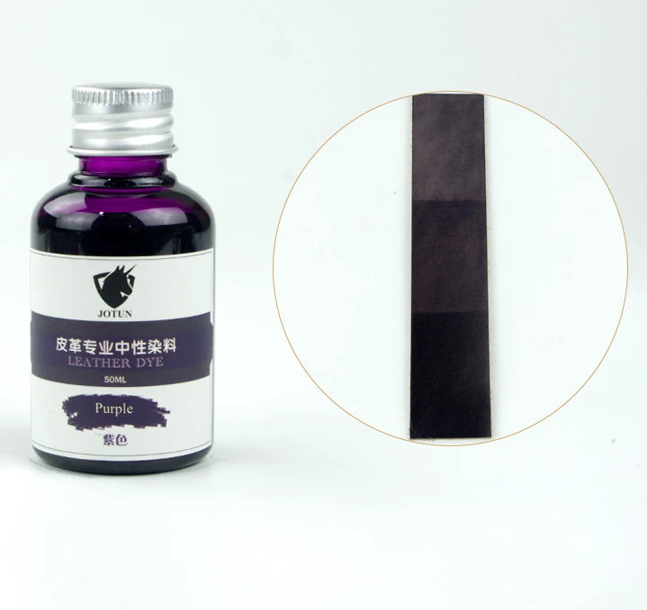 50ml Leather Color Changing Dye DIY Leather Painting Paint Adjustable Color Dilution Painted Graffiti Alcohol Dye Leather Goods