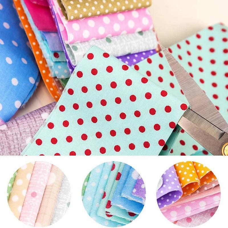 1Pack Fabric Roll Jelly Roll Up Cotton Fabric Quilting Strips Random Pattern Patchwork Craft Cotton Quilting Supplies