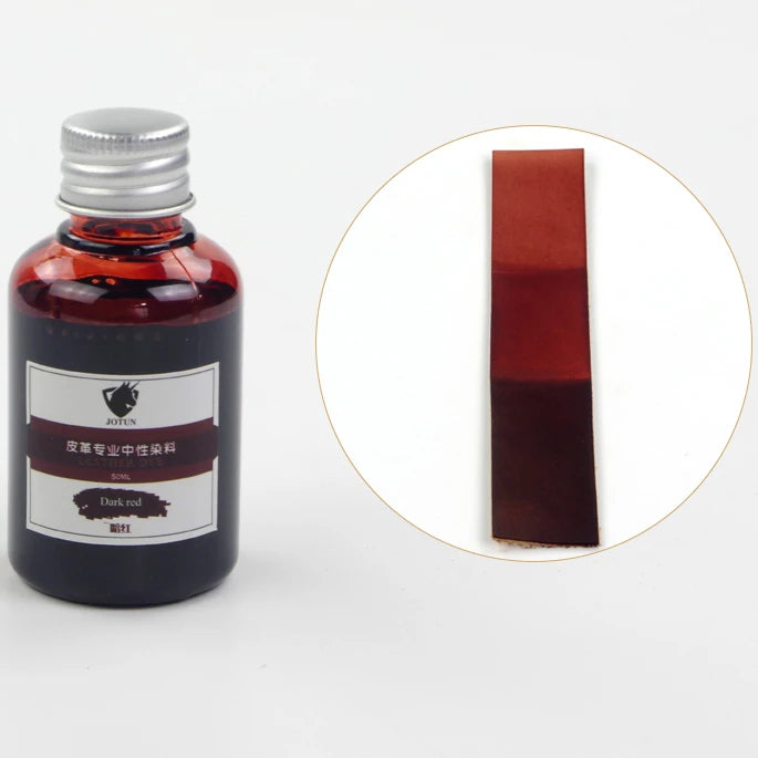 50ml Leather Color Changing Dye DIY Leather Painting Paint Adjustable Color Dilution Painted Graffiti Alcohol Dye Leather Goods