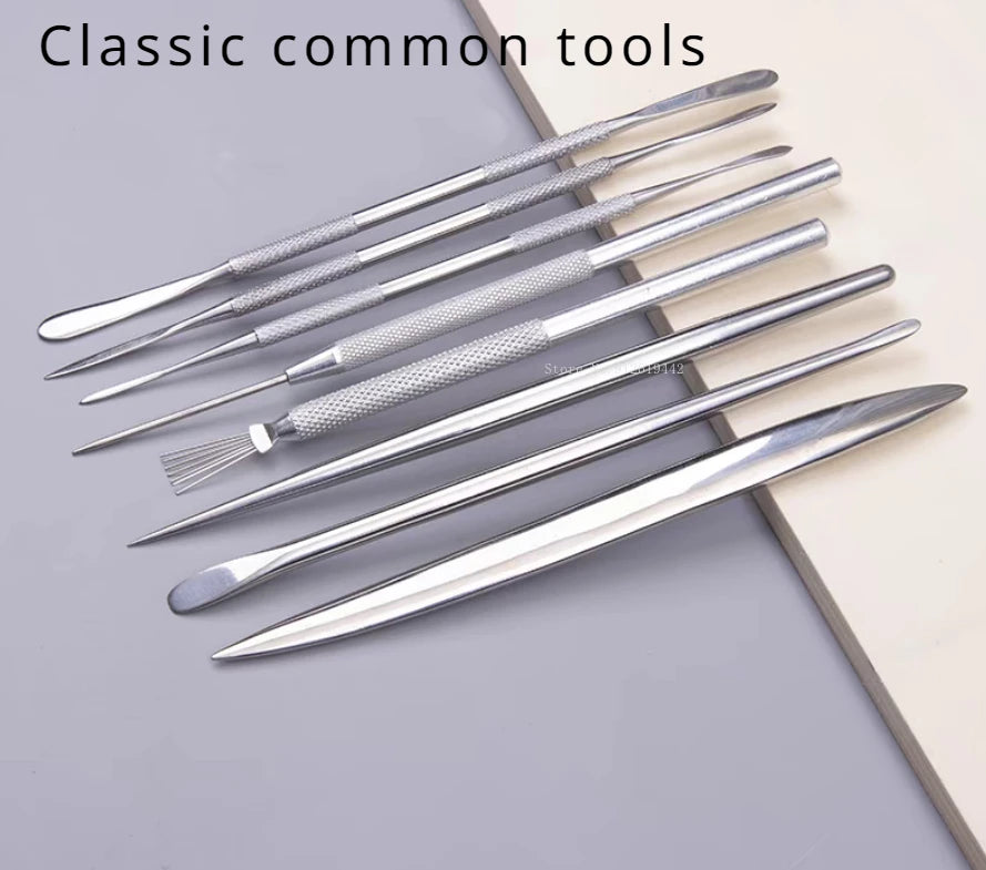 6-16 Pieces/set of Ultra Light Clay Doll Face Fine Sculpture Tools DIY Polymer Clay Animation Cartoon Character Sculpting Tools
