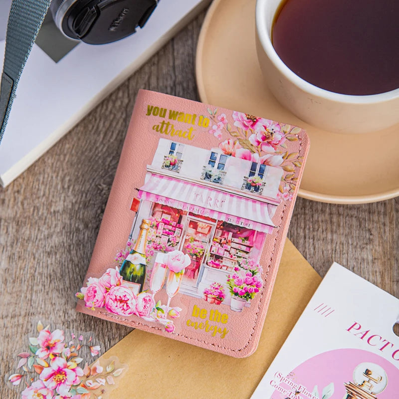 JIANQI 30 pcs/pack Paris Travel PET Stickers Decor DIY Scrapbooking Materials Art Collage Stationery Aesthetics Stickers
