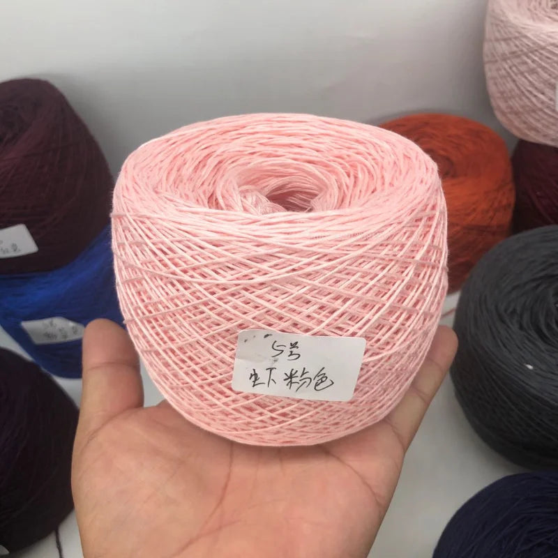 250g/ Ball Cotton Pure Cotton Lace Baby Skin-friendly Wool Thread DIY Hand-woven Air Conditioning Cape/short Sleeve Materials