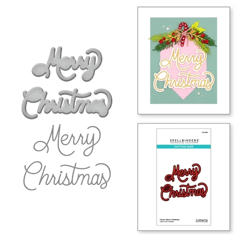 Christmas Collection Part-1 Tree 2025 New Metal Cutting Dies For Scrapbook Diary Decoration Embossing Template Diy Greeting Card