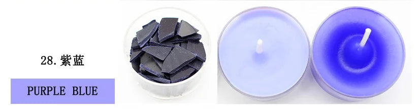 34-color candle dye diy scented candle making pigment flake soy wax pigment color block soy candle making kit diy supplies